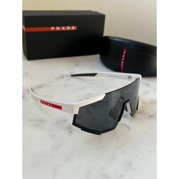 NEW Prada Sport PS04WS Sunglasses in White - Picture 7 of 8